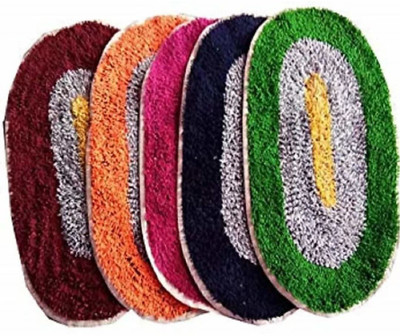 TABCARE Cotton Door Mat(multicolor, Medium)