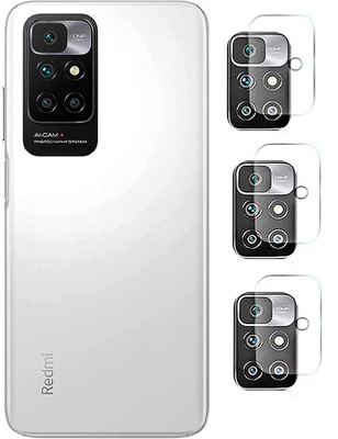 EJZATI Back Camera Lens Glass Protector for Redmi 10 prime BACK CAMERA TEMPERED(Pack of: 3)