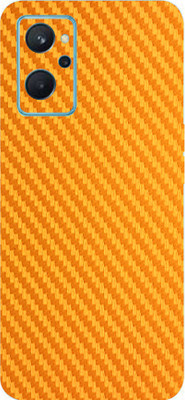 BugguSkin Realme 9i, realme 9i Mobile Skin(Ultra Super Golden Carbon Fiber Skin With High Matte Finish.)
