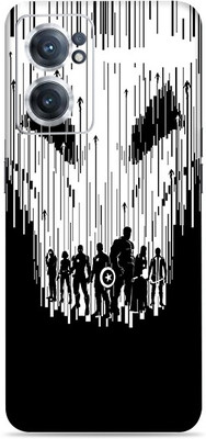 SkinoMania Nord-Ce2-(5G) Mobile Skin(Multicolour Avengers-B&W)
