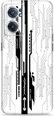 SkinoMania Nord-Ce2-(5G) Mobile Skin(White-Cyberpunk)