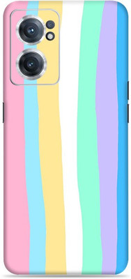 SkinoMania Nord-Ce2-(5G) Mobile Skin(Multicolour Fade-Lines)