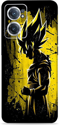 SkinoMania Nord-Ce2-(5G) Mobile Skin(Multicolour Goku-Yellow)