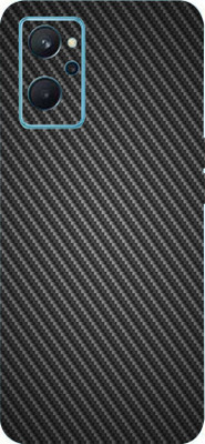 BUGGU Realme 9i Mobile Skin(Ultra Super Black Carbon Fiber Skin With High Matte Finish.)