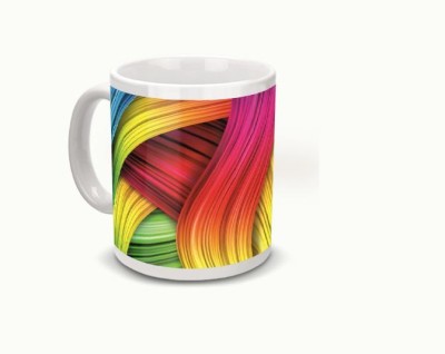 Laxmi Creatives Shades Ceramic Coffee Mug(400 ml)