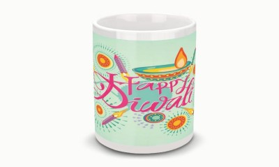 Laxmi Creatives crackers Ceramic Coffee Mug(400 ml)