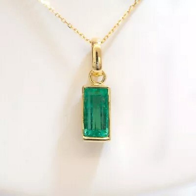 RATAN BAZAAR Copper Emerald Copper Pendant