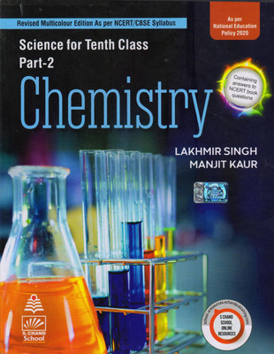 S Chand School - Part 2 Chemistry Lakhmir Singh For 10th(Paperback, LAKHMIR SINGH & MANJIT KAUR)