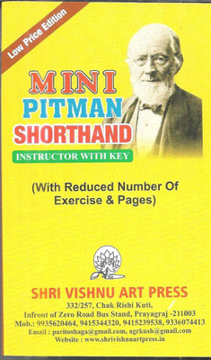 Mini Pitman Shorthand Instructor With Key (With Reduced Number Of Exercise & Pages)(Paperback, Issac Pitman)