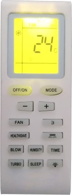 BhalTech 18 AC with Display Light Compatible for  Godrej AC with Backlight Remote Controller(White)