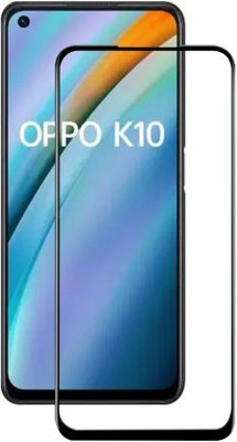 COVJ Edge To Edge Tempered Glass for OPPO K10(Pack of 1)