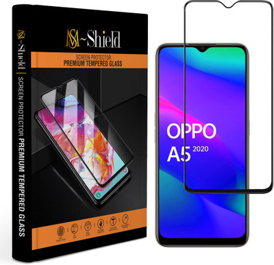 MS-Shield Edge To Edge Tempered Glass for OPPO A5 2020(Pack of 1)