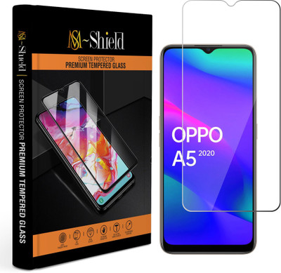MS-Shield Edge To Edge Tempered Glass for OPPO A5 2020(Pack of 1)