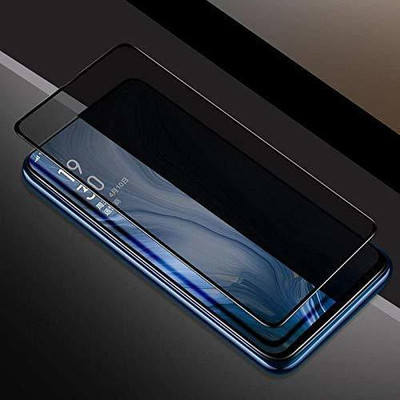 SAVD Edge To Edge Tempered Glass for 9H 11D Case Friendly Privacy Tempered Glass for Oppo Reno 2Z - Black(Pack of 1)