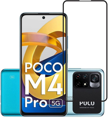 Blue Labs Edge To Edge Tempered Glass for Poco M4 Pro 5G(Pack of 1)