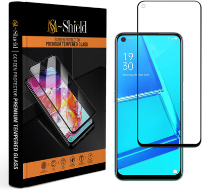 MS-Shield Edge To Edge Tempered Glass for OPPO A52(Pack of 1)