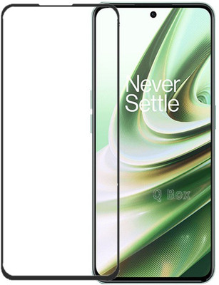 Q Box Edge To Edge Tempered Glass for Oneplus 10R(Pack of 1)