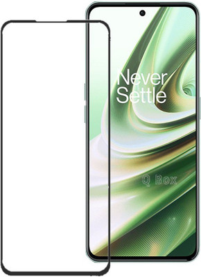 Q Box Edge To Edge Tempered Glass for Oneplus 10R(Pack of 1)