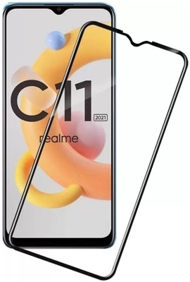 Blue Labs Edge To Edge Tempered Glass for Realme C11 2021(Pack of 1)