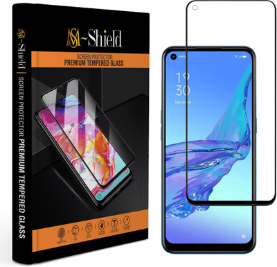 MS-Shield Edge To Edge Tempered Glass for OPPO A53(Pack of 1)