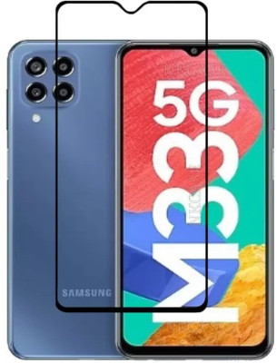HUGSY Edge To Edge Tempered Glass for Samsung Galaxy M33 5G(Pack of 1)