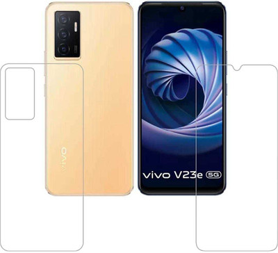 DOWRVIN Front and Back Tempered Glass for VIVO V23e 5G(Pack of 2)