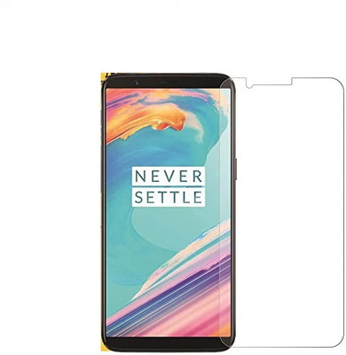 WAVEU Impossible Screen Guard for A BRAND WORTH REMEMBERING Tempered Glass Screen Protector for Oneplus 5T - Crystal Clear Full Screen Coverage - Except edges(Pack of 1)