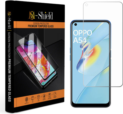 MS-Shield Tempered Glass Guard for OPPO A54(Pack of 1)