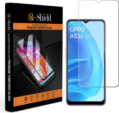 MS-Shield Tempered Glass Guard for OPPO A53s 5G(Pack of 1)