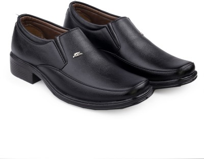 Smoky Black Classic Tough Performance Formal Shoes For Men Slip On For Men(Black)
