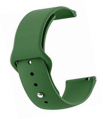 BLACK LOVIES 20MM SOFT SILICON BELT Smart Watch Strap(Green)