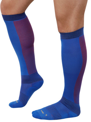 Kyk Men & Women Solid, Striped Knee High