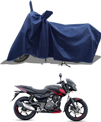 KEDIT Two Wheeler Cover for Bajaj(Pulsar 180 DTS-i, Blue)