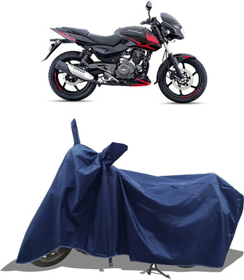 KEDIT Two Wheeler Cover for Bajaj(Pulsar 150 DTS-i, Blue)