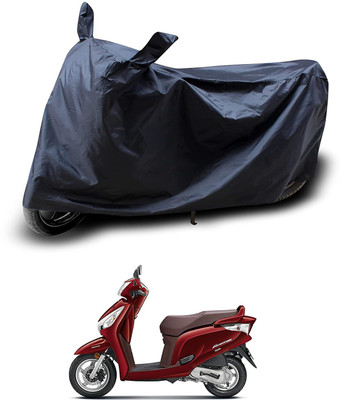 AASHTIK MART Two Wheeler Cover for Honda(Aviator, Black)