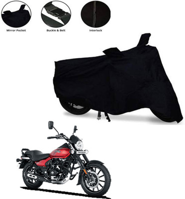 AutoGalaxy Waterproof Two Wheeler Cover for Bajaj(Avenger Street 160, Black)