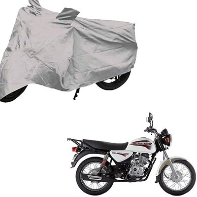Deep products Waterproof Two Wheeler Cover for Bajaj(Boxer, Silver)