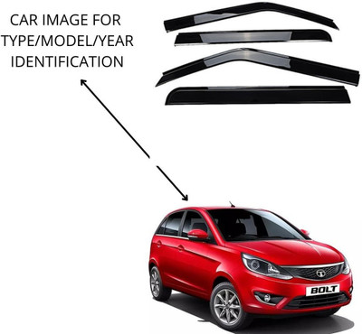 KRISHNA AUTO For Non-convertibles Front, Rear Wind Deflector(Tata Bolt)