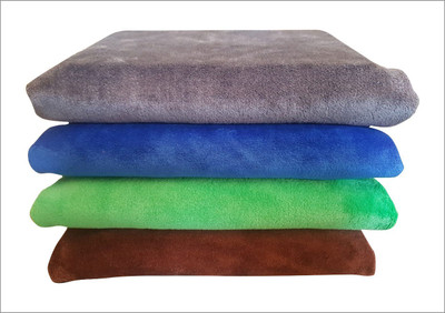 SoftSwiss Microfiber 400 GSM Face, Hand Towel Set(Pack of 4)