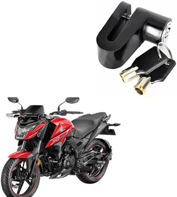 Jetnix Motorcycle Lock Security Bicycle Motorbike Disc Brake Lock Protection DISC Lock Heavy Steel Disc Break Security Lock Disc Lock For Honda X Blade Disc Lock(Black)
