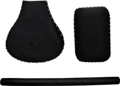 KOHLI BULLET ACCESSORIES Seat Cover Black With Button + Foam Combo For Royal Enfield Classic 350/500cc Split Bike Seat Cover For Royal Enfield Classic 350, Classic, Classic 500, Classic Desert Storm, Classic Chrome