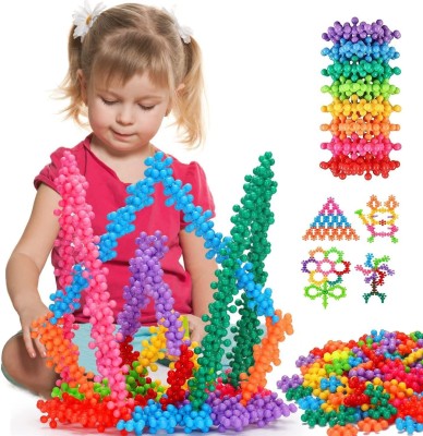 AEXONIZ TOYS 100 Piece Star Link Activity Building Block Toys for Kids(Multicolor)