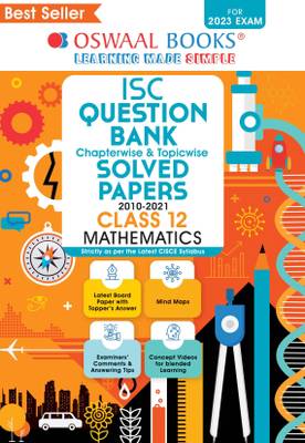 Oswaal ISC Question Bank Class 12 Mathematics Book (For 2023 Exam)
