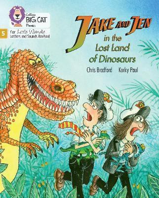 Jake and Jen in the Lost Land of Dinosaurs(English, Paperback, Bradford Chris)