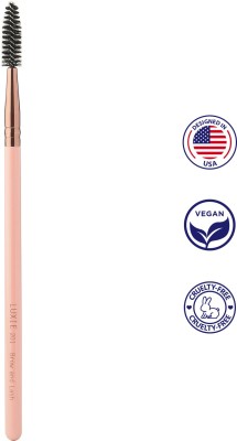 Luxie 201 Brow and Lash Brush - Rose Gold(Pack of 1)