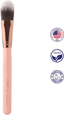 Luxie 510 Foundation Brush - Rose Gold(Pack of 1)