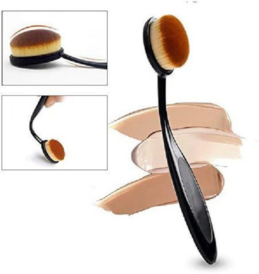 Amaryllis 3D Make Up Foundation Powder Concealer Oval Blending Brush(Pack of 1)