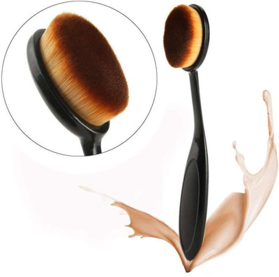 Amaryllis Make Up Foundation Powder Concealer Oval Blending Brush(Pack of 1)