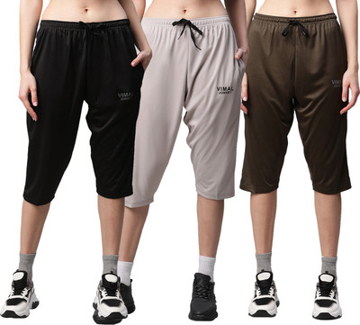 MACK JONNEY Women Multicolor Capri