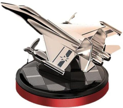 Cloudsale Jet Soler air feshner Red Jet Plane Alloy Solar Car Air Freshener Aromatherapy Car Interior Decoration Red Air Purifier